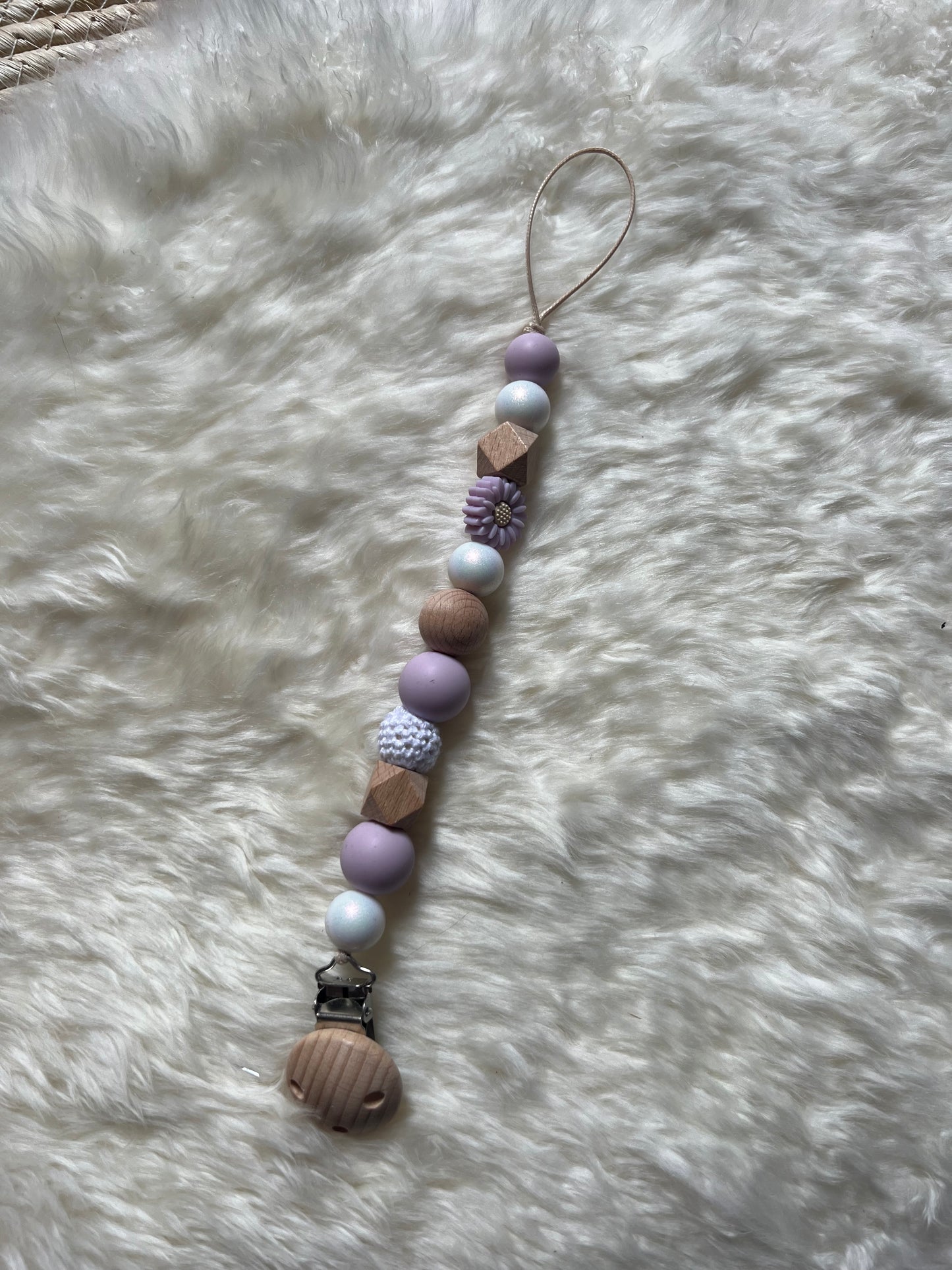 Speenkoord Madelief Lila