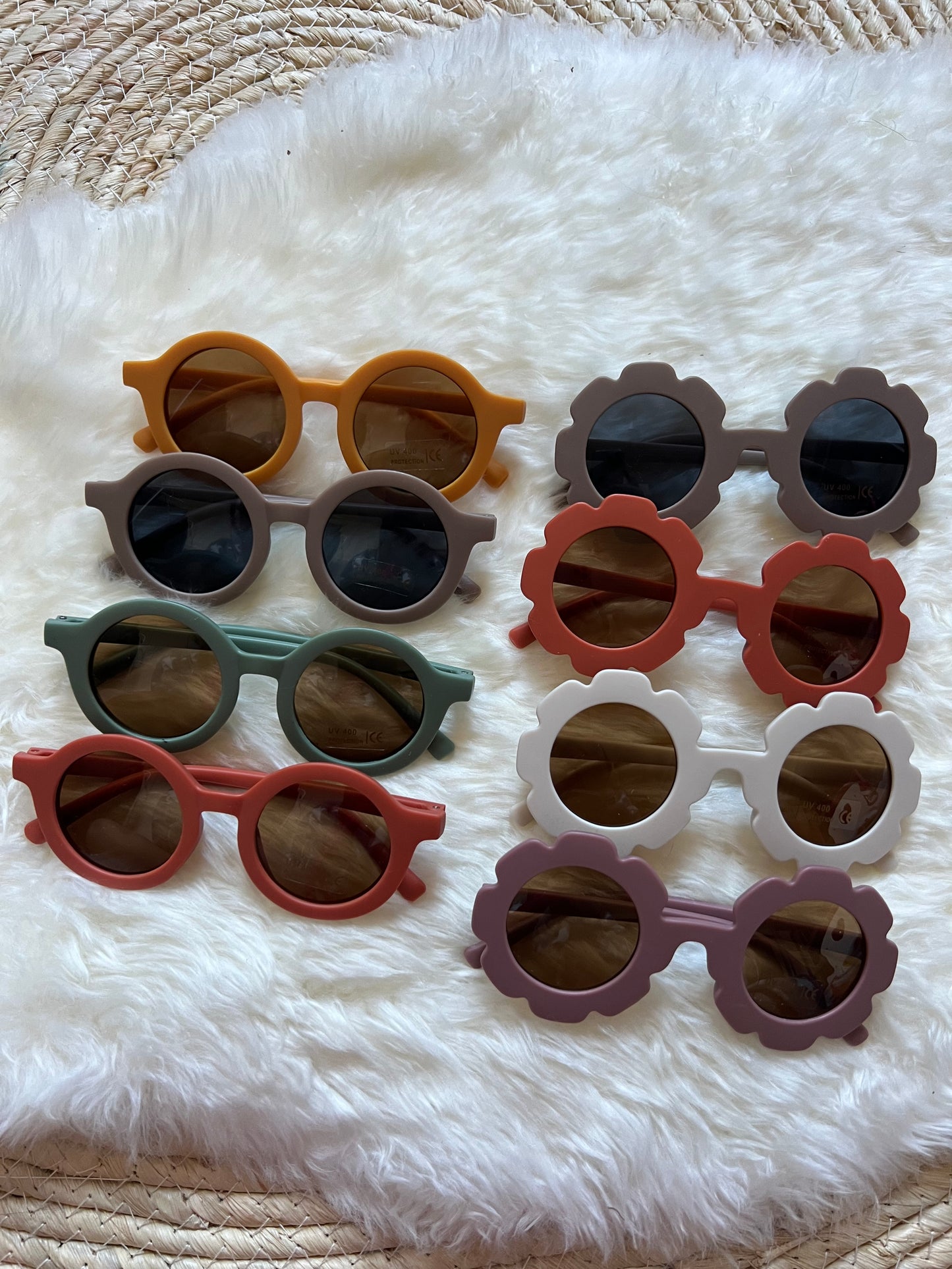 Zonnebril Bloem Roest