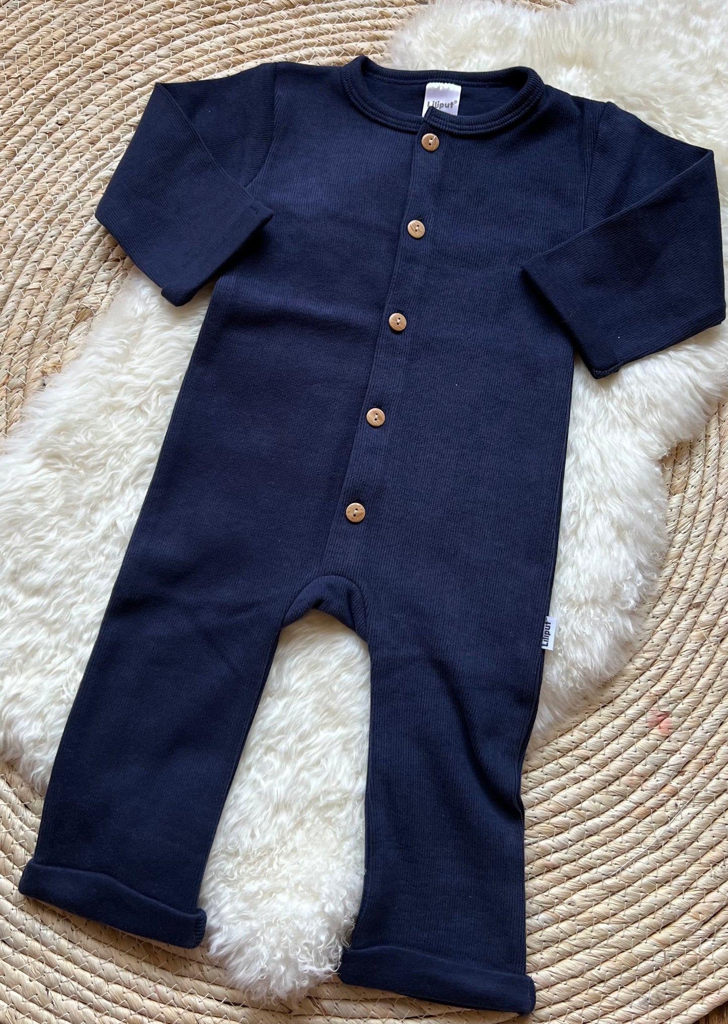 Boxpakje Gebreid Marineblauw