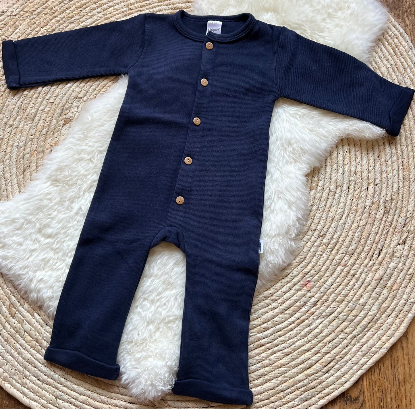 Boxpakje Gebreid Marineblauw