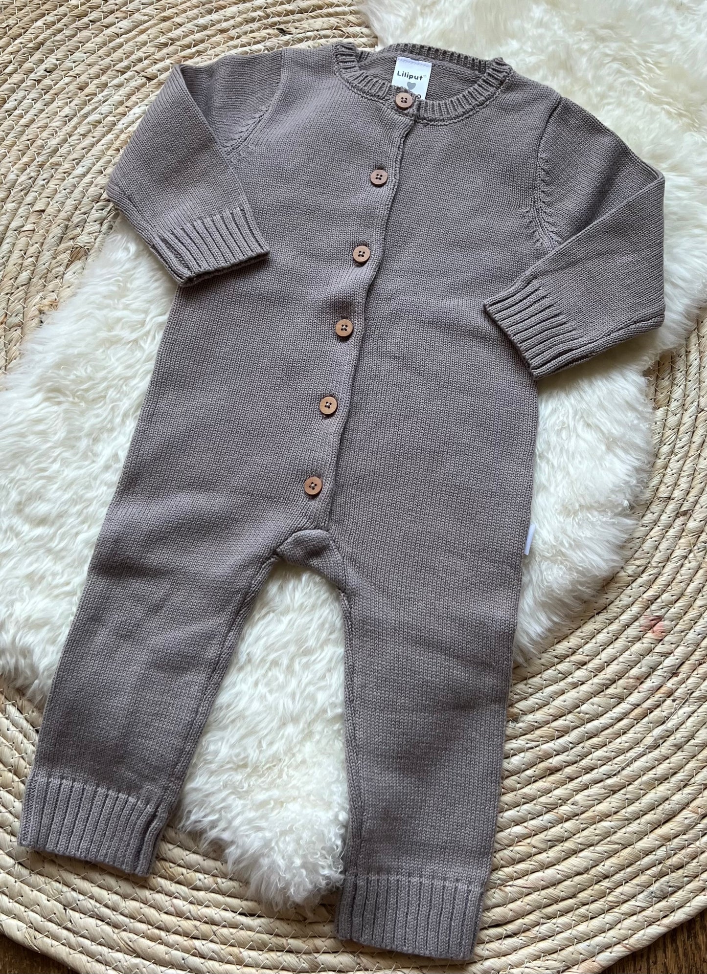 Boxpakje Gebreid Taupe