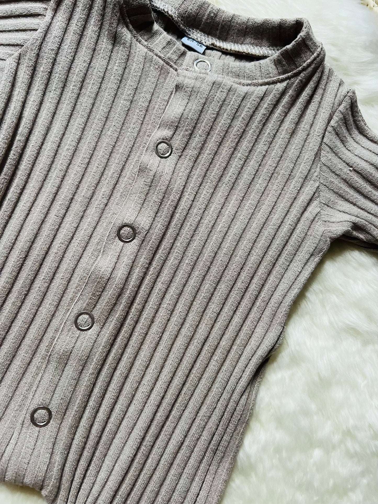 Boxpakje Rib Taupe