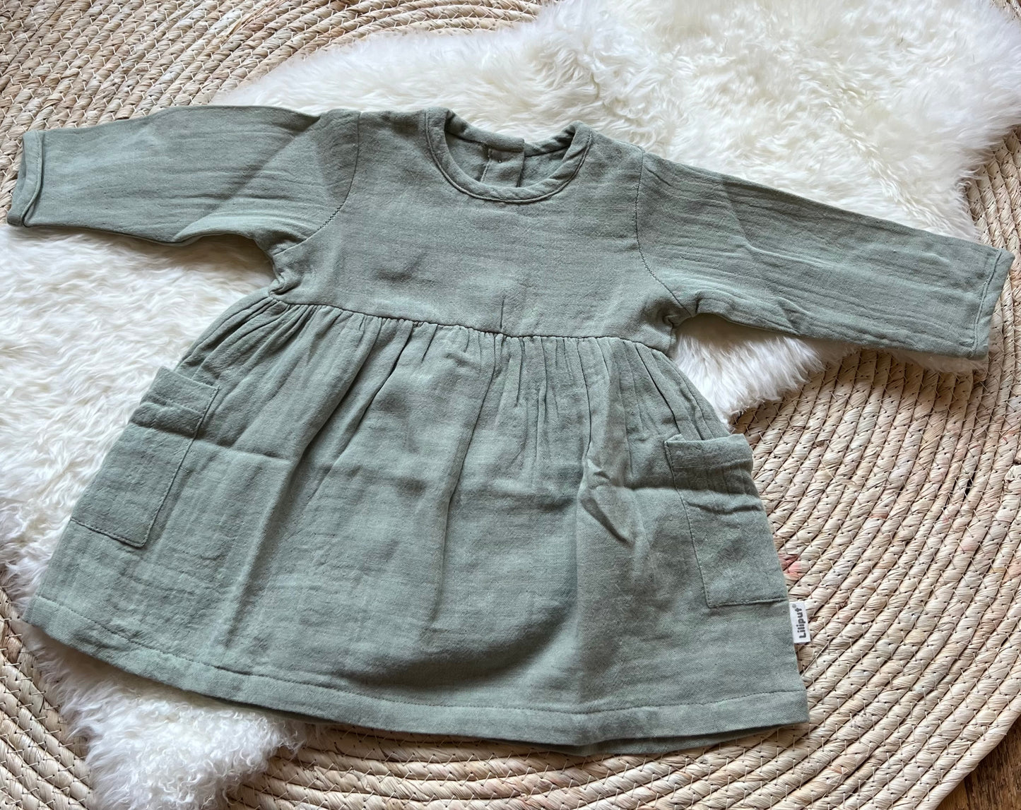 Hydrofiel Jurk Salie
