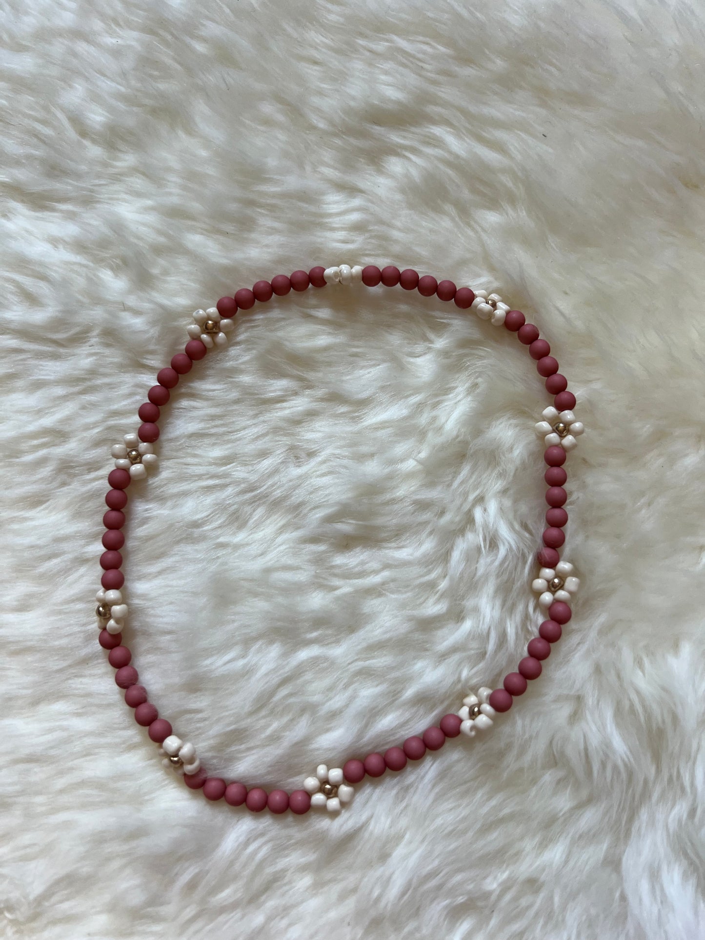 Ketting Madelief Koraal