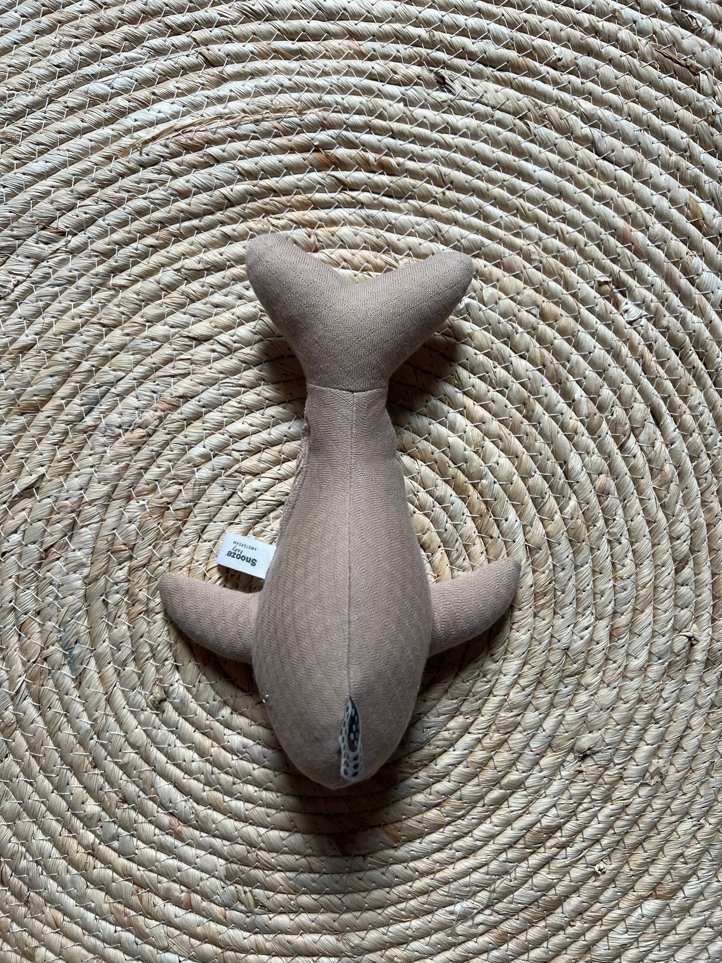 Knuffel Walvis Beige