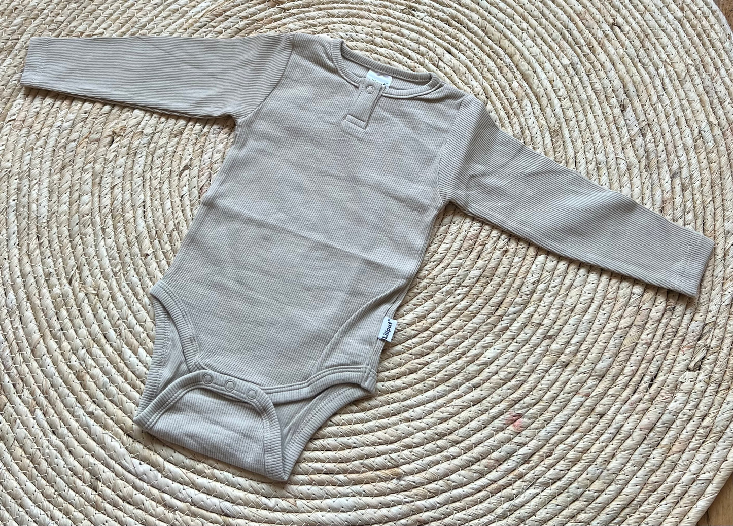 Romper Rib Beige