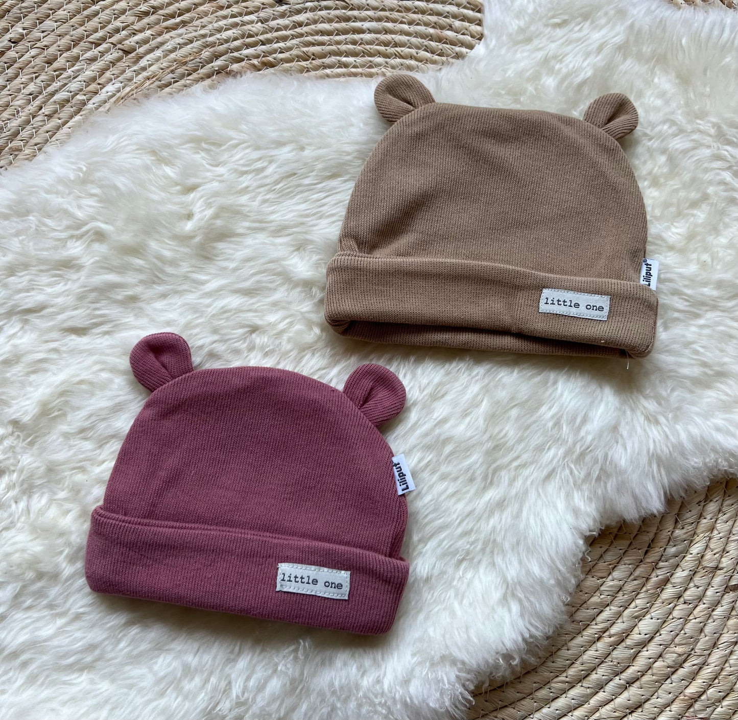 Mutsje met Oortjes Mauve