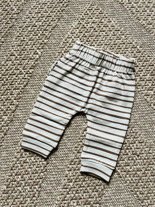 Broekje Offwhite/Bruin Gestreept