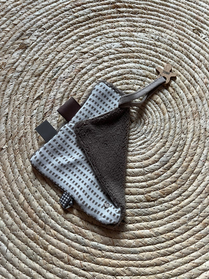 Knuffeldoekje Bruin Klein