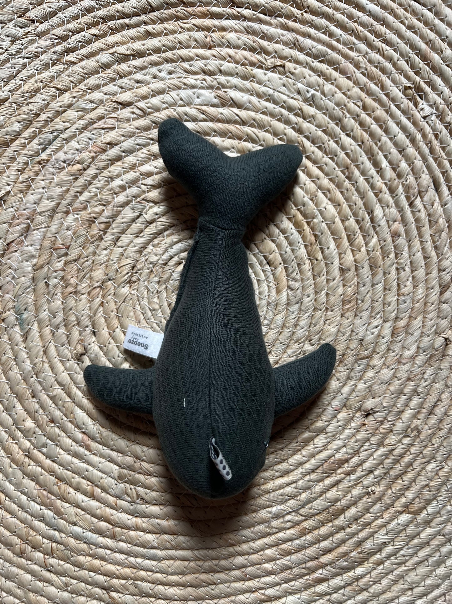Knuffel Walvis Donkergroen