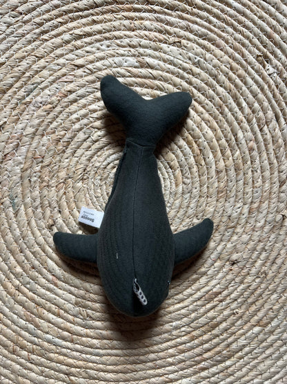 Knuffel Walvis Donkergroen