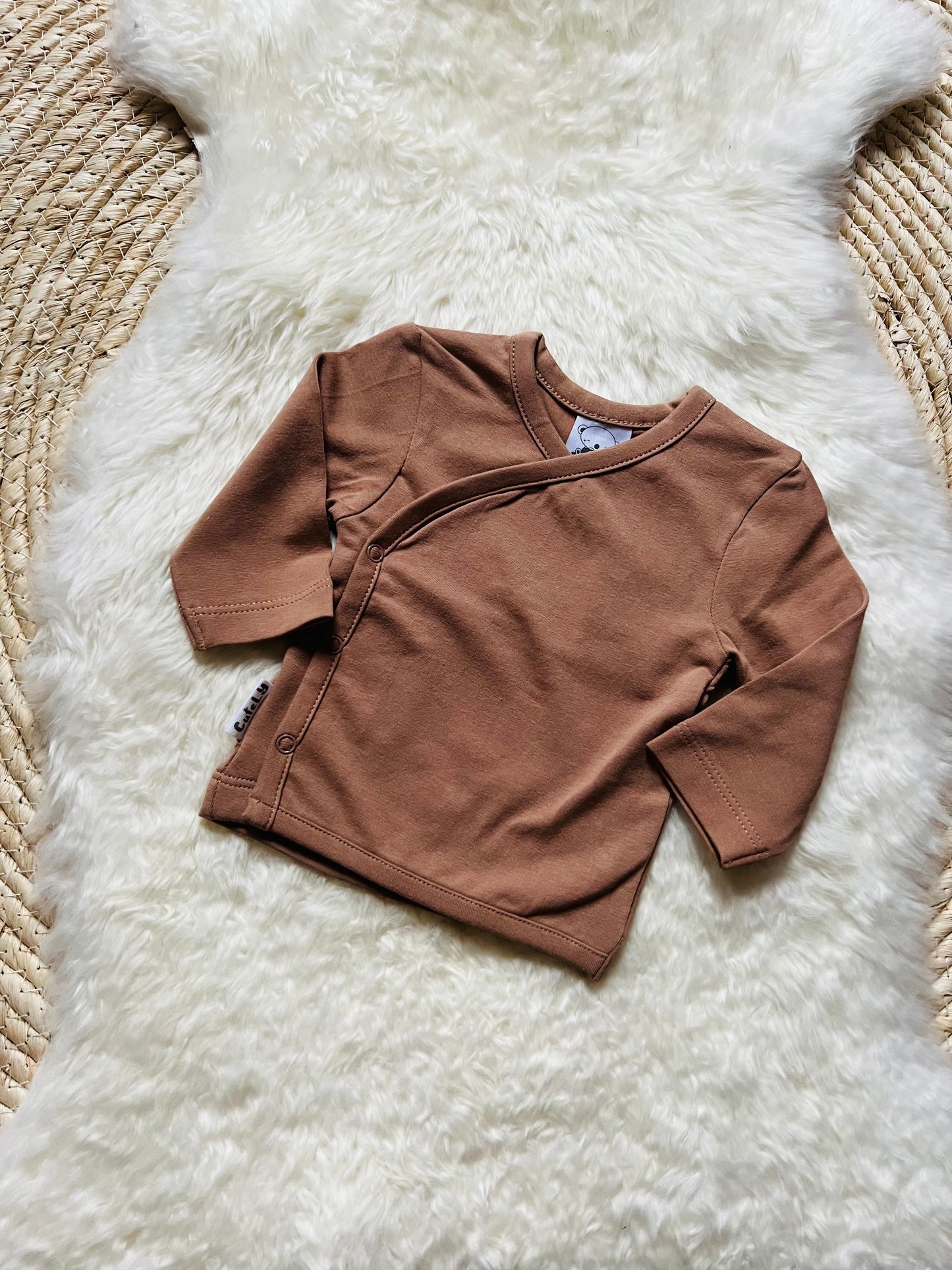 Overslagshirtje Chocobruin