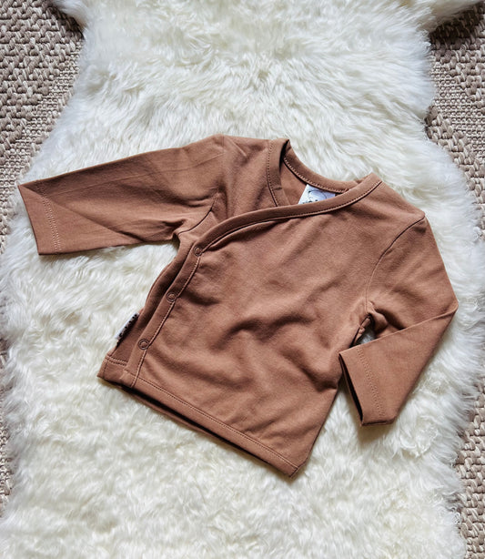 Overslagshirtje Chocobruin