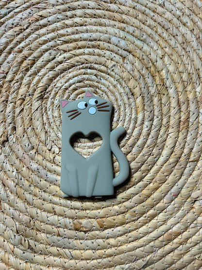 Bijtspeeltje Poes Grijs