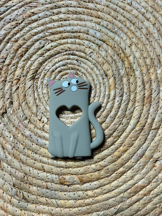 Bijtspeeltje Poes Grijs