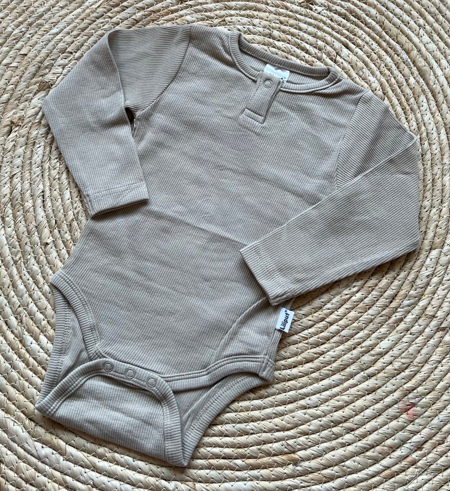 Romper Rib Beige